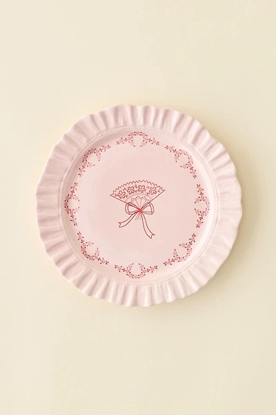 For Love & Lemons UO Exclusive Ruffle Ceramic Side Plate