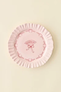 For Love & Lemons UO Exclusive Ruffle Ceramic Side Plate