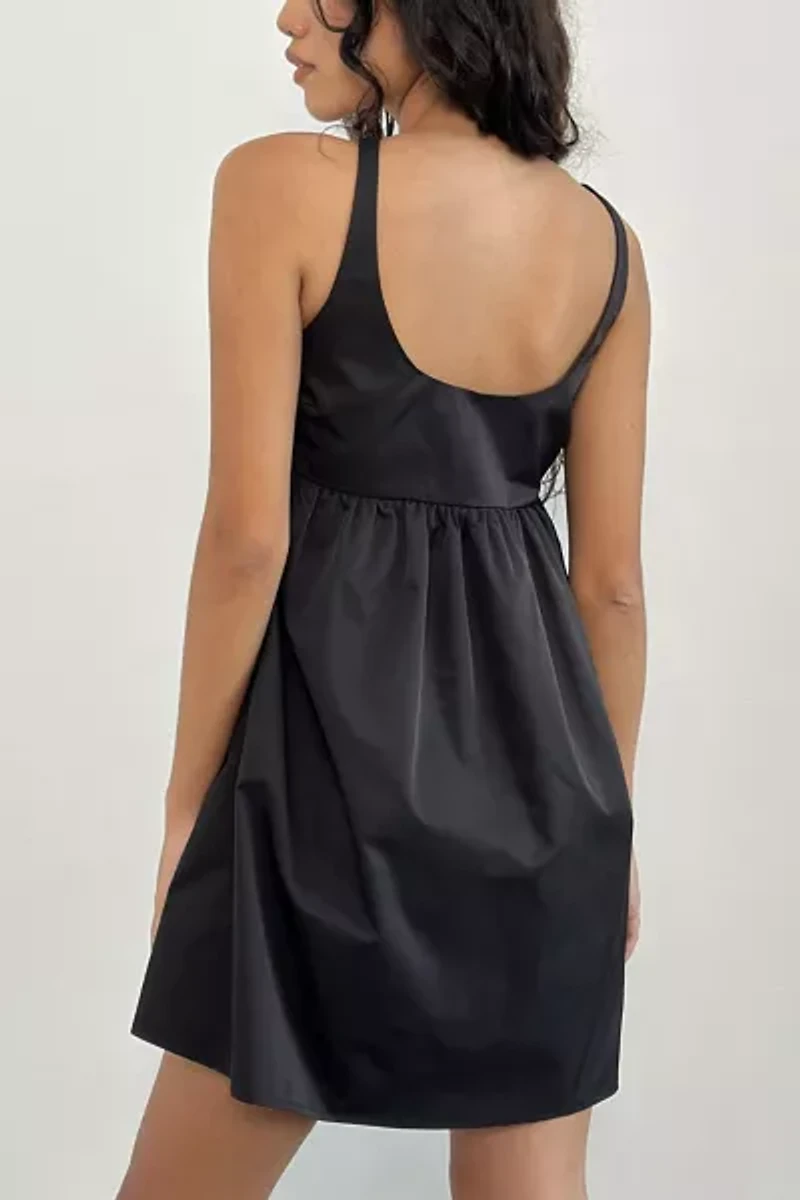 Motel Marona Black Babydoll Mini Dress