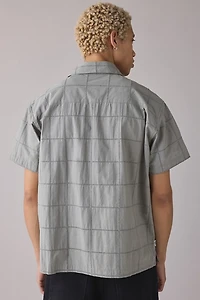 OBEY Angelo Woven Windowpane Short Sleeve Shirt