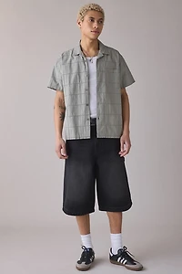 OBEY Angelo Woven Windowpane Short Sleeve Shirt