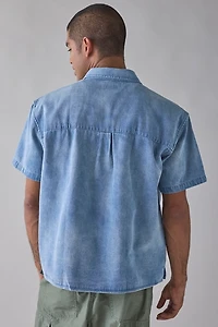 OBEY Owens Short Sleeve Denim Shirt