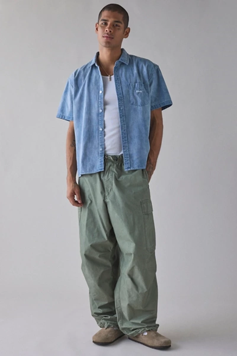 OBEY Owens Short Sleeve Denim Shirt