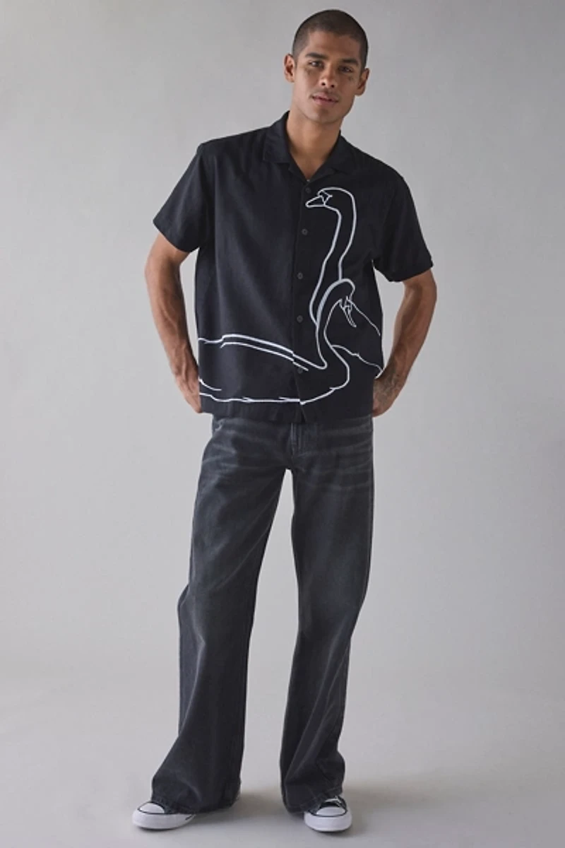 OBEY Cliff Woven Short Sleeve Shirt