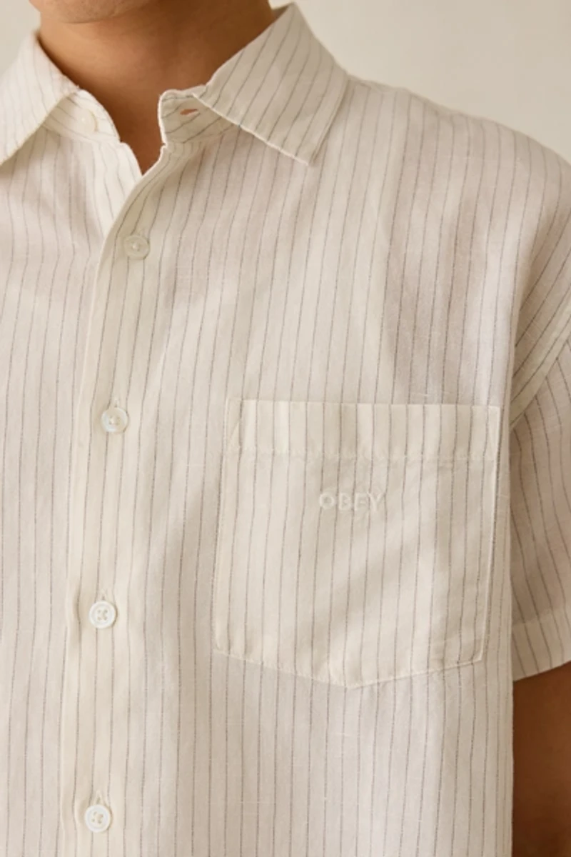OBEY Barry Woven Button-Down Shirt