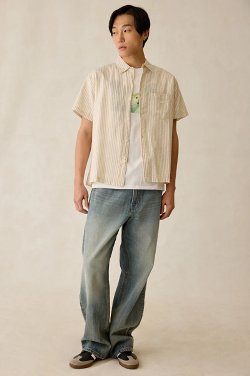 OBEY Alan Woven Button-Down Shirt