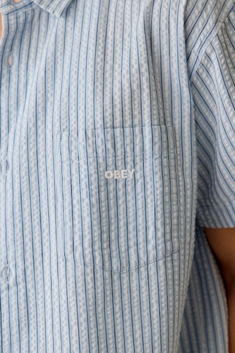OBEY Alan Woven Button-Down Shirt