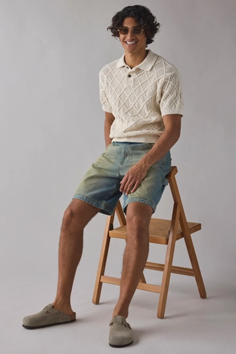 OBEY Eryk Short Sleeve Polo Sweater