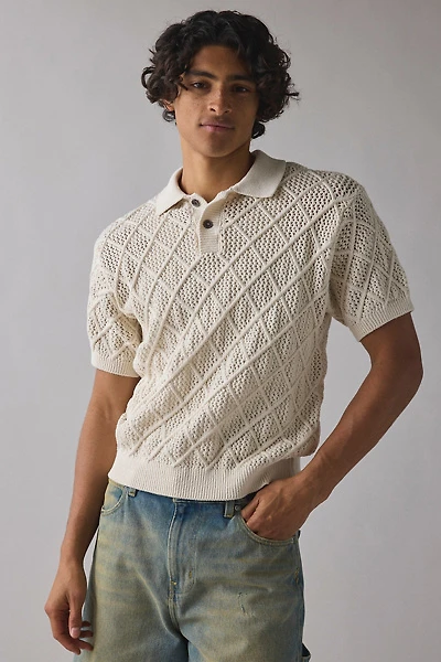OBEY Eryk Short Sleeve Polo Sweater