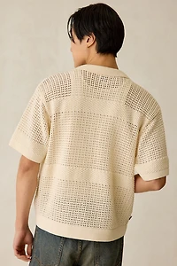 OBEY Zach Short Sleeve Polo Sweater