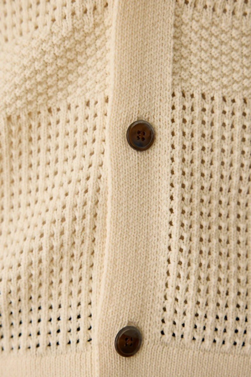 OBEY Zach Short Sleeve Polo Sweater