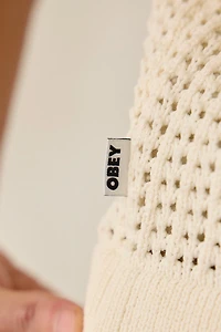 OBEY Zach Short Sleeve Polo Sweater