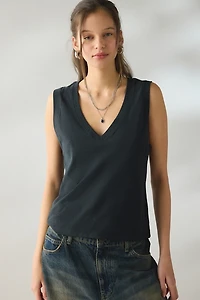 BDG V-Neck Sleeveless Spill The Tee