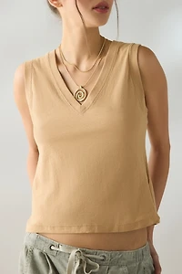 BDG V-Neck Sleeveless Spill The Tee