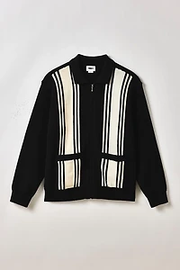 OBEY Matt Zip Up Polo Collar Sweater