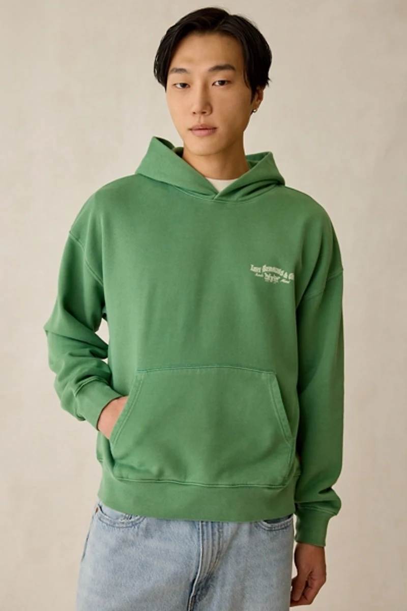 Levi’s® Two Horse Records Boxy Hoodie Sweatshirt