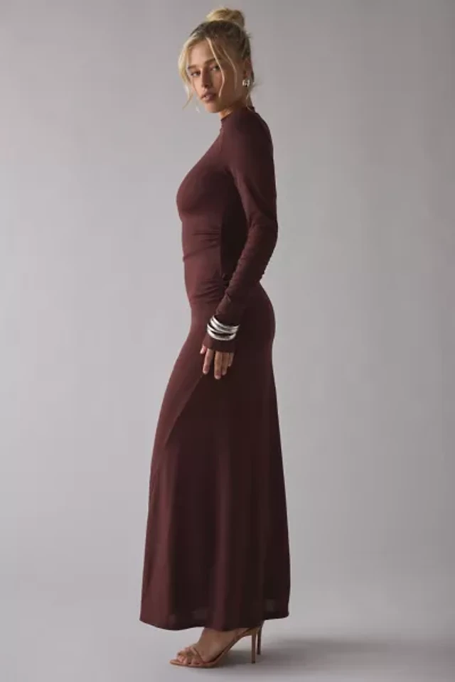 drapey softstreme long sleeve maxi dress Lululemon athletica Drapey Softstreme Long-Sleeve Maxi Dress | Women's Dresses