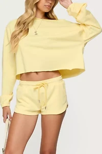 Edikted Kordelia Off Shoulder Sweatshirt