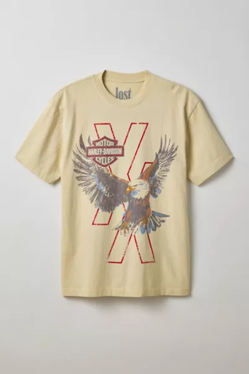Harley Davidson X mgk lost americana Graphic Tee