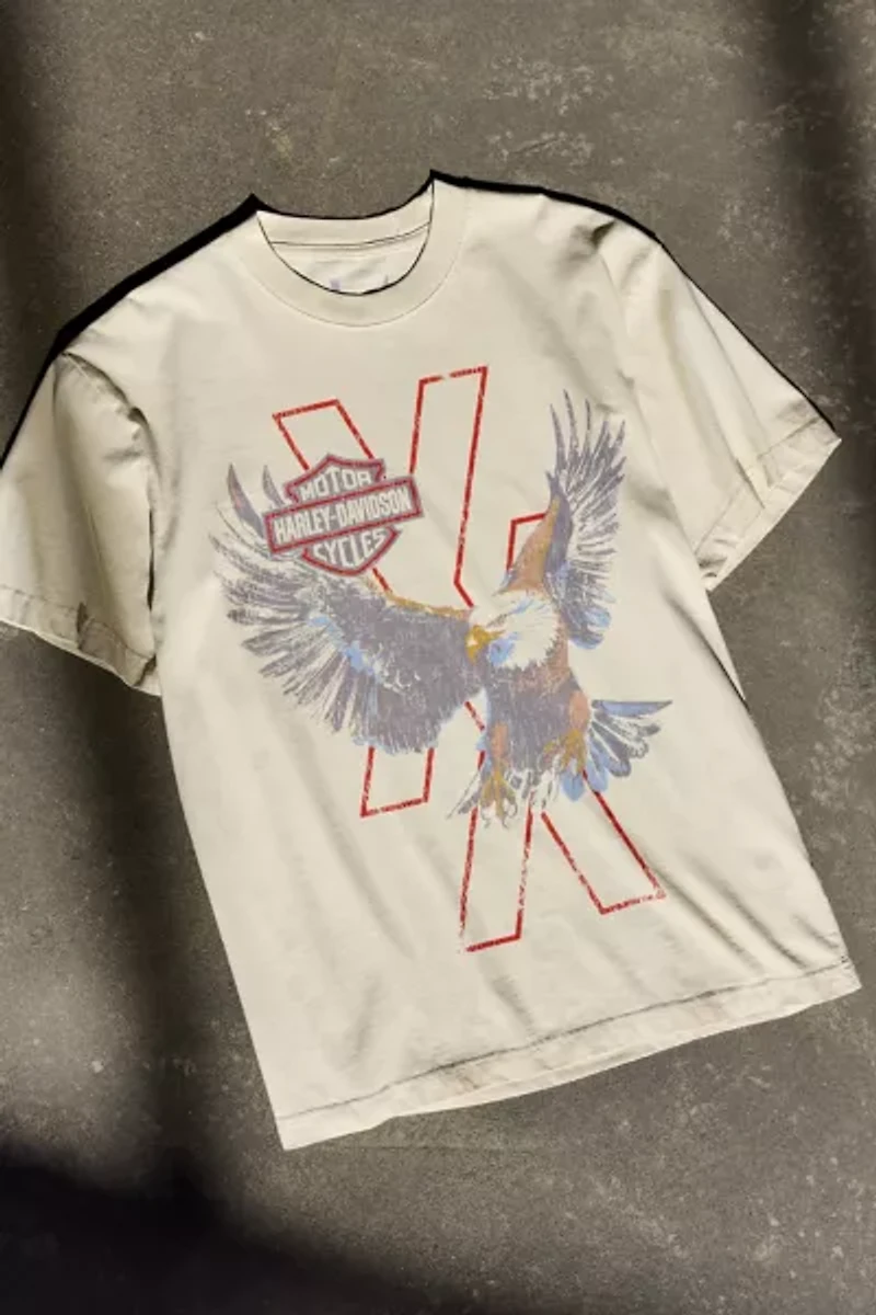 Harley Davidson X mgk lost americana Graphic Tee