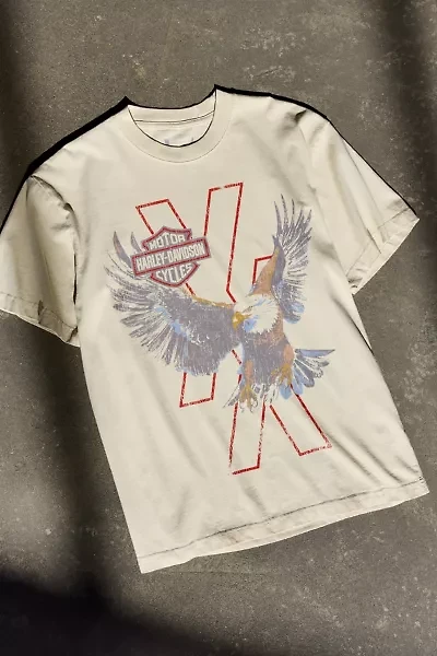 Harley Davidson X mgk lost americana Graphic Tee