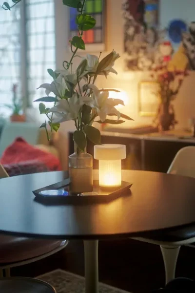 Wooj Design x Christopher Merchant The Cordless Mini Drum Lamp