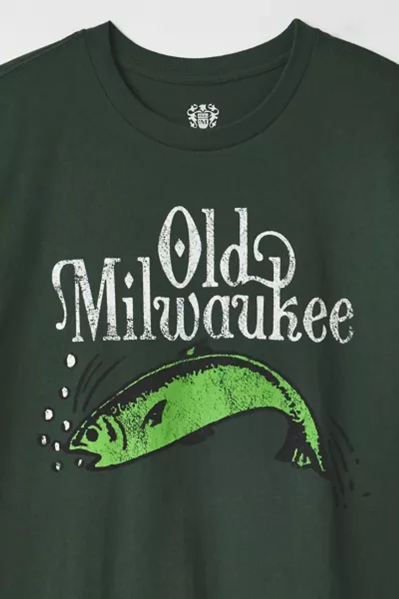Old Milwaukee Fish Or Buzz Graphic Tee