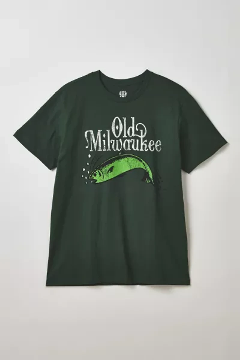 Old Milwaukee Fish Or Buzz Graphic Tee
