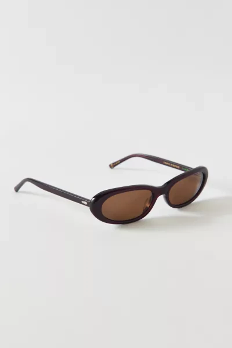 Crap Eyewear Luv Buzz Small Oval Sunglasses