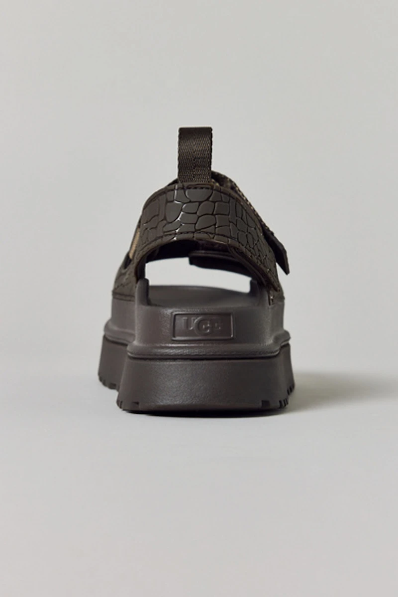 UGG Women's GoldenGlow Embossed Sandal