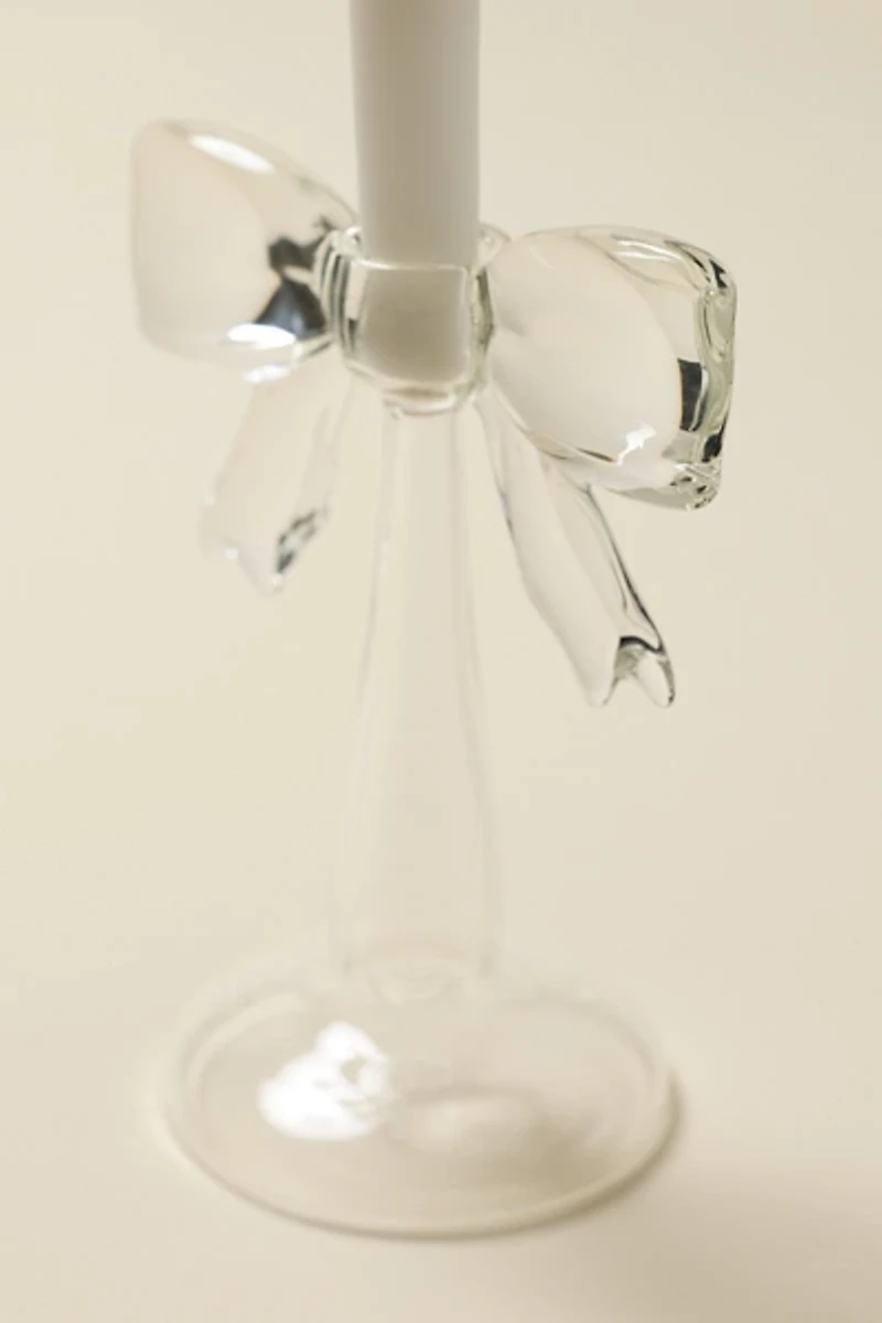 For Love & Lemons UO Exclusive Bow Shaped Taper Candle Holder