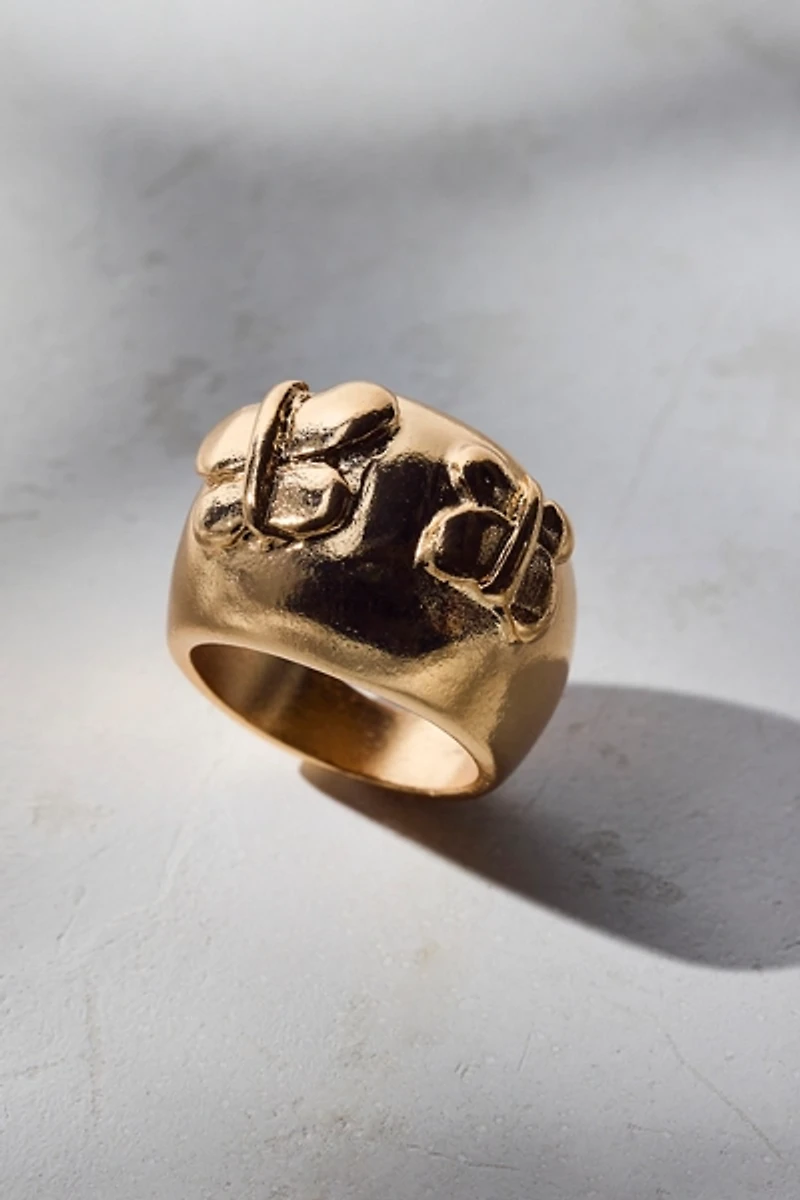 Chunky Butterfly Ring