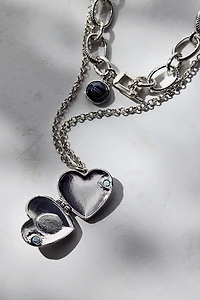 Tennessee Chunky Chain Locket Layered Necklace