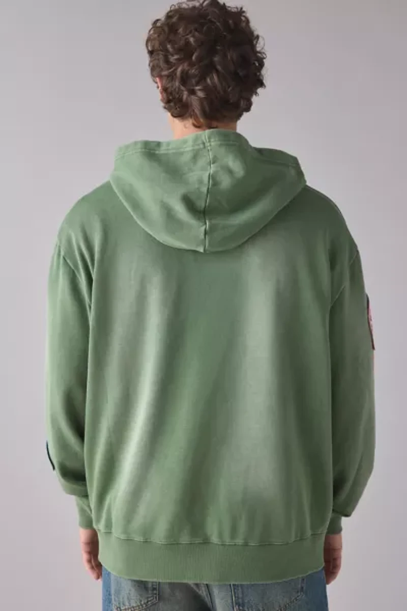 Rolling Stones Patches Hoodie Sweatshirt