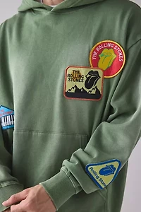 Rolling Stones Patches Hoodie Sweatshirt
