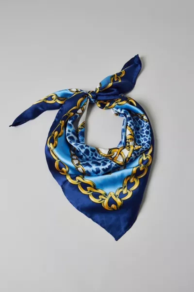 Vintage By UO Large Square Printed Bandana Scarf