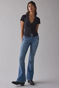 BDG Tilda Waistcoat Short Sleeve Crop Top