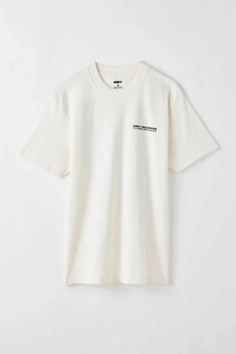 OBEY To New Friends And Old Graphic Heavyweight Tee