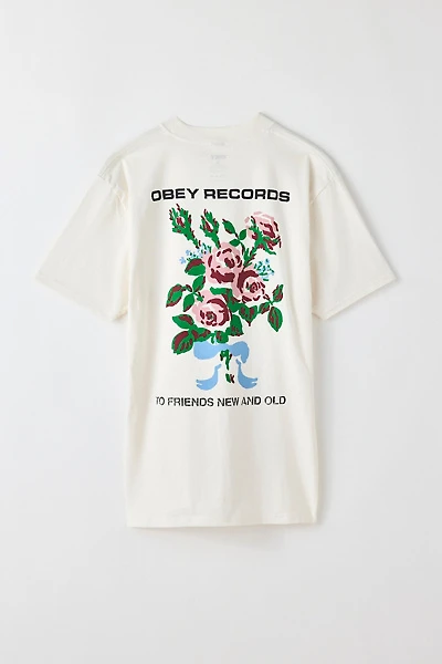 OBEY To New Friends And Old Graphic Heavyweight Tee