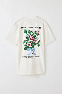 OBEY To New Friends And Old Graphic Heavyweight Tee