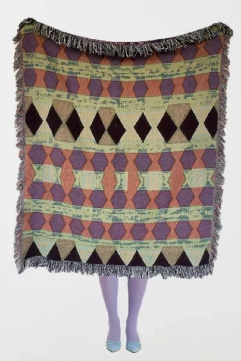 Clr Shop Pebbles Woven Throw Blanket