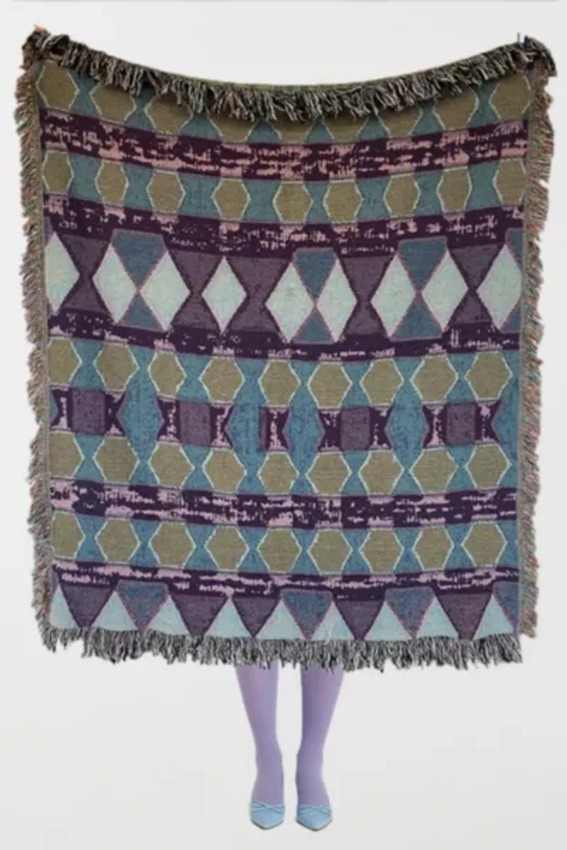 Clr Shop Pebbles Woven Throw Blanket