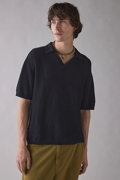 UO Skylor Popover Polo Collar Sweater