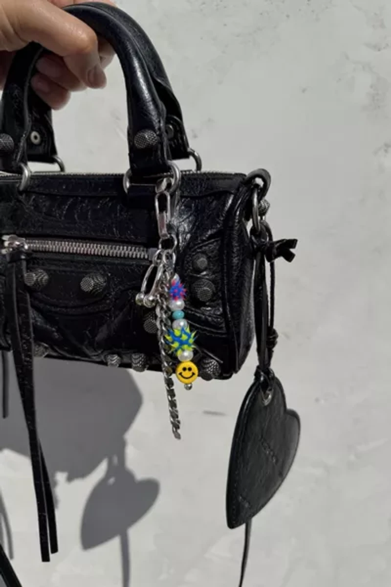 RIMOR Happy Face Pierced Keychain