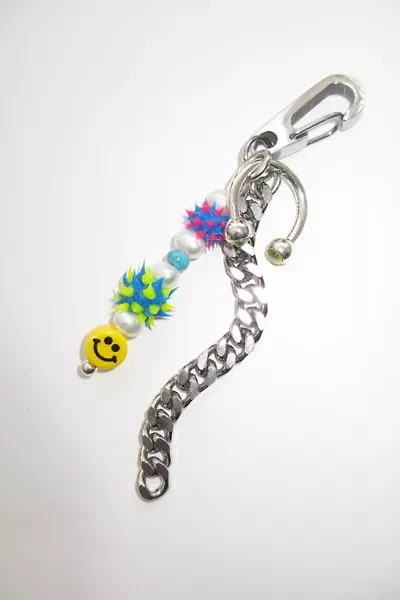 RIMOR Happy Face Pierced Keychain