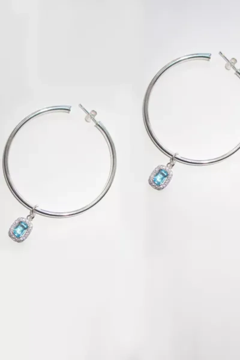 RIMOR XL Gem Hoop Earrings