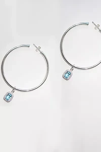 RIMOR XL Gem Hoop Earrings