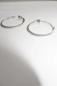 RIMOR Ultra Thin Sparkle Hoop Earrings