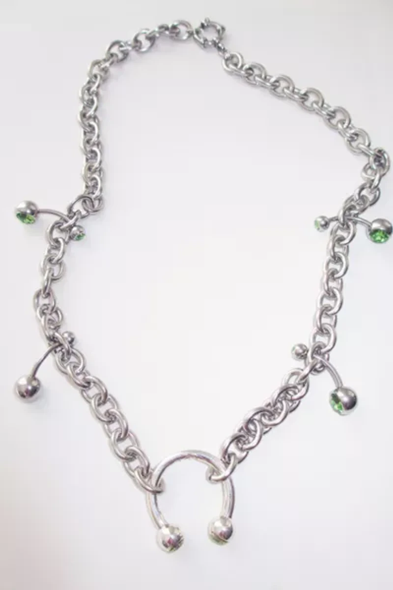 RIMOR Multi Pierced Chain Necklace