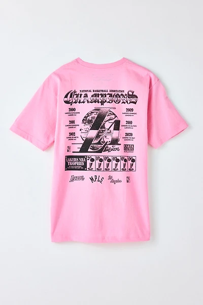 Mitchell & Ness NBA Los Angeles Lakers Champions Chrome Heritage Graphic Tee